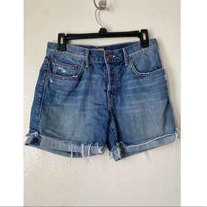 MOTHER loosey fray short